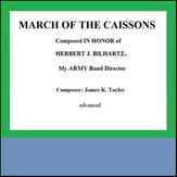 MARCH OF THE CAISSONS Concert Band sheet music cover
